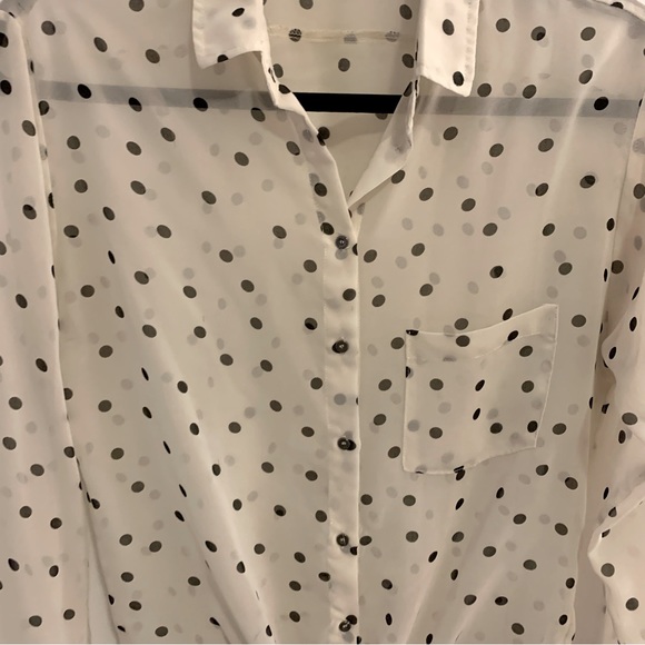 Garage Tie Blouse - Picture 3 of 3